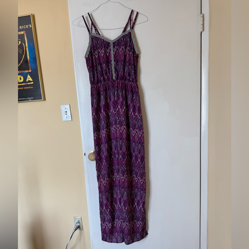 SKIES ARE BLUE maxi dress - size M - EUC - Anthropologie